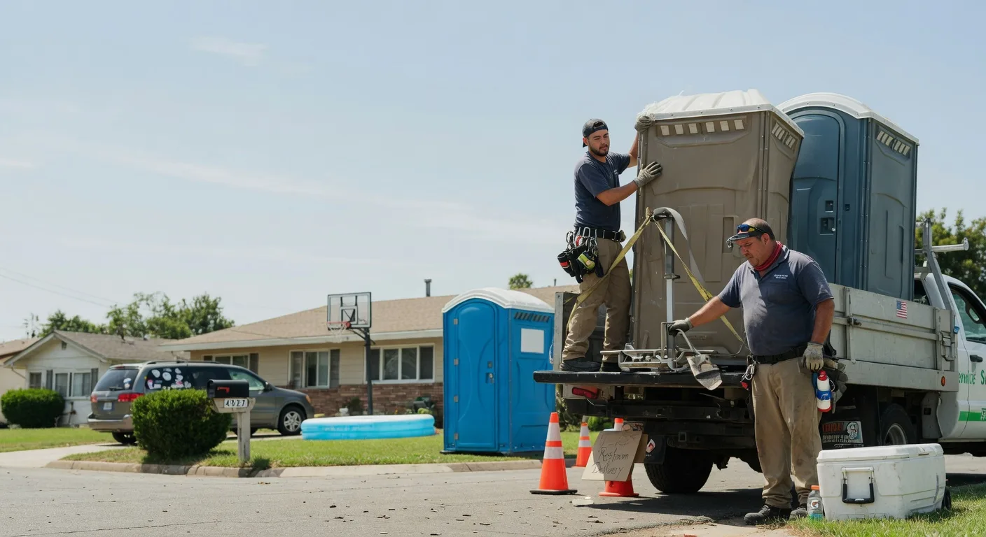 Porta Potty Rental in Red Oak, OK near me